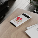 "HARD TO BREAK" Tough Case in WHITE