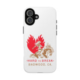 "HARD TO BREAK" Tough Case in WHITE