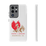 "HARD TO BREAK" Tough Case in WHITE