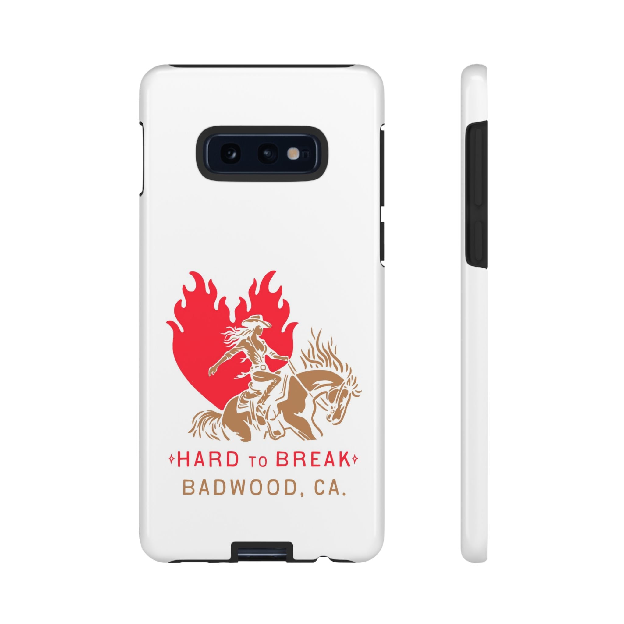 "HARD TO BREAK" Tough Case in WHITE