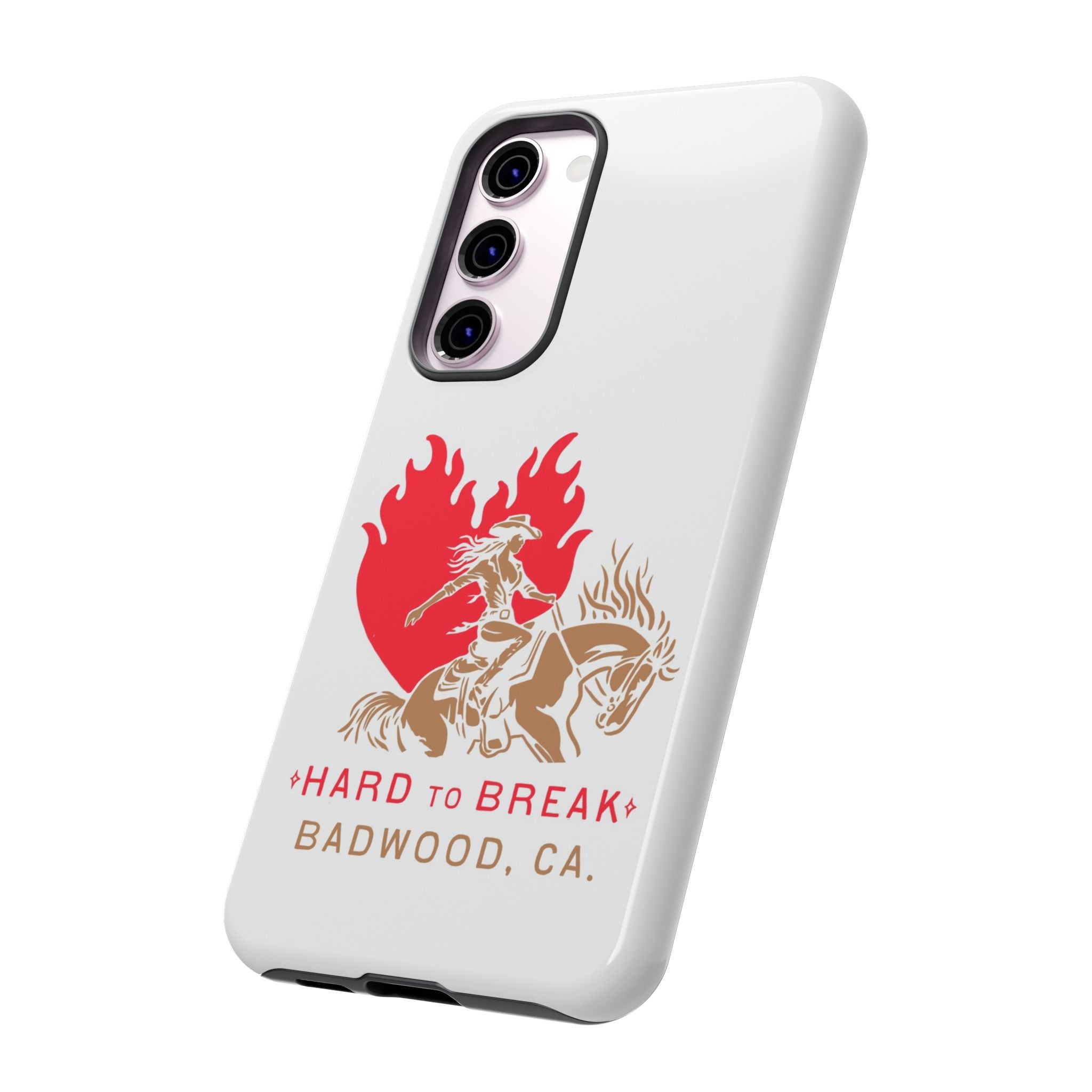 "HARD TO BREAK" Tough Case in WHITE