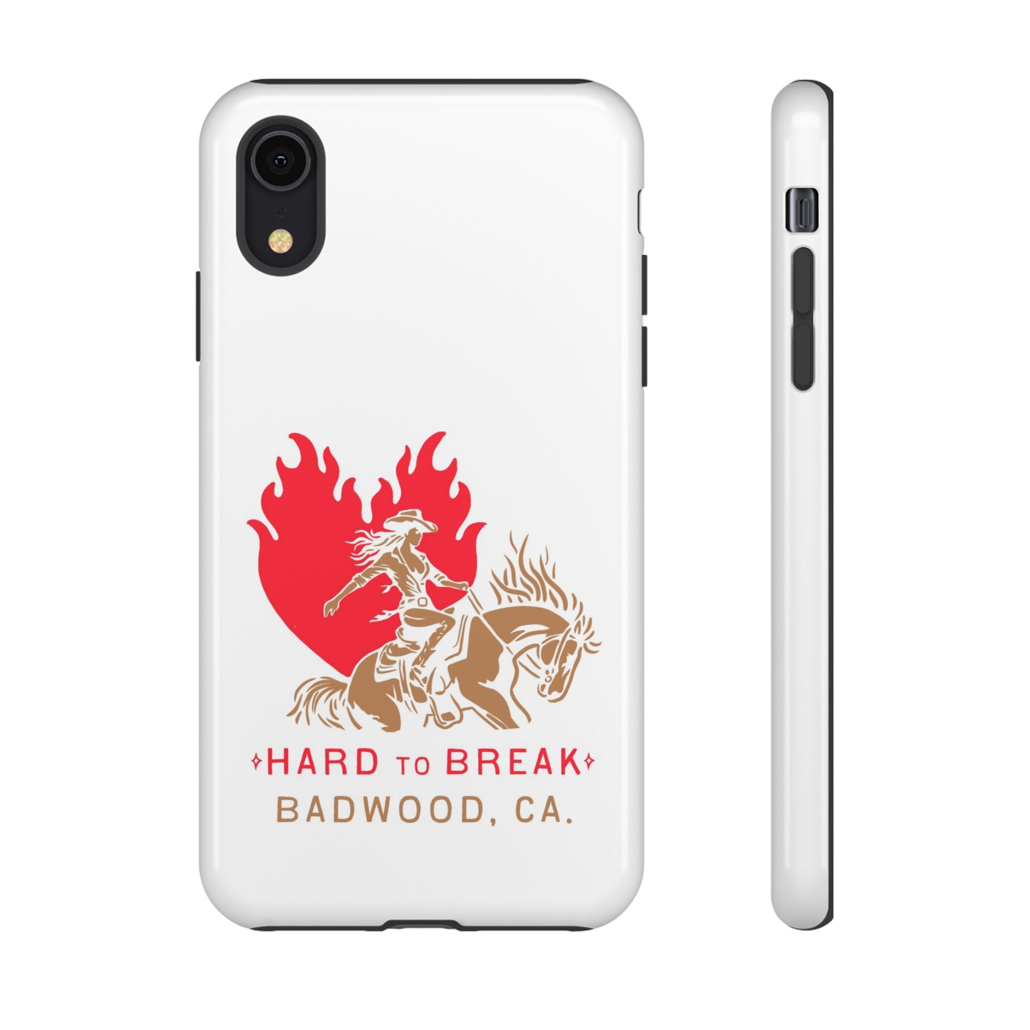 "HARD TO BREAK" Tough Case in WHITE