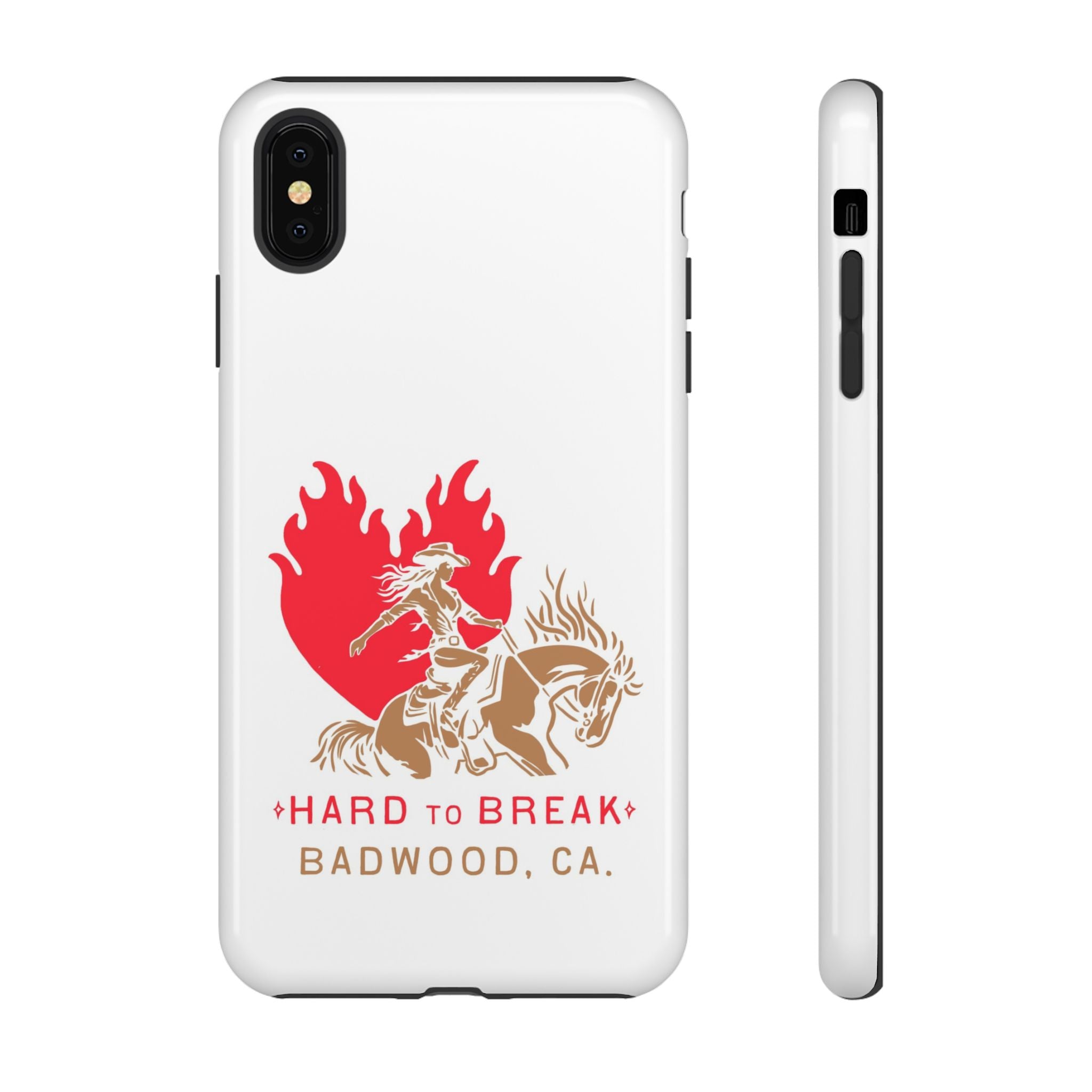 "HARD TO BREAK" Tough Case in WHITE
