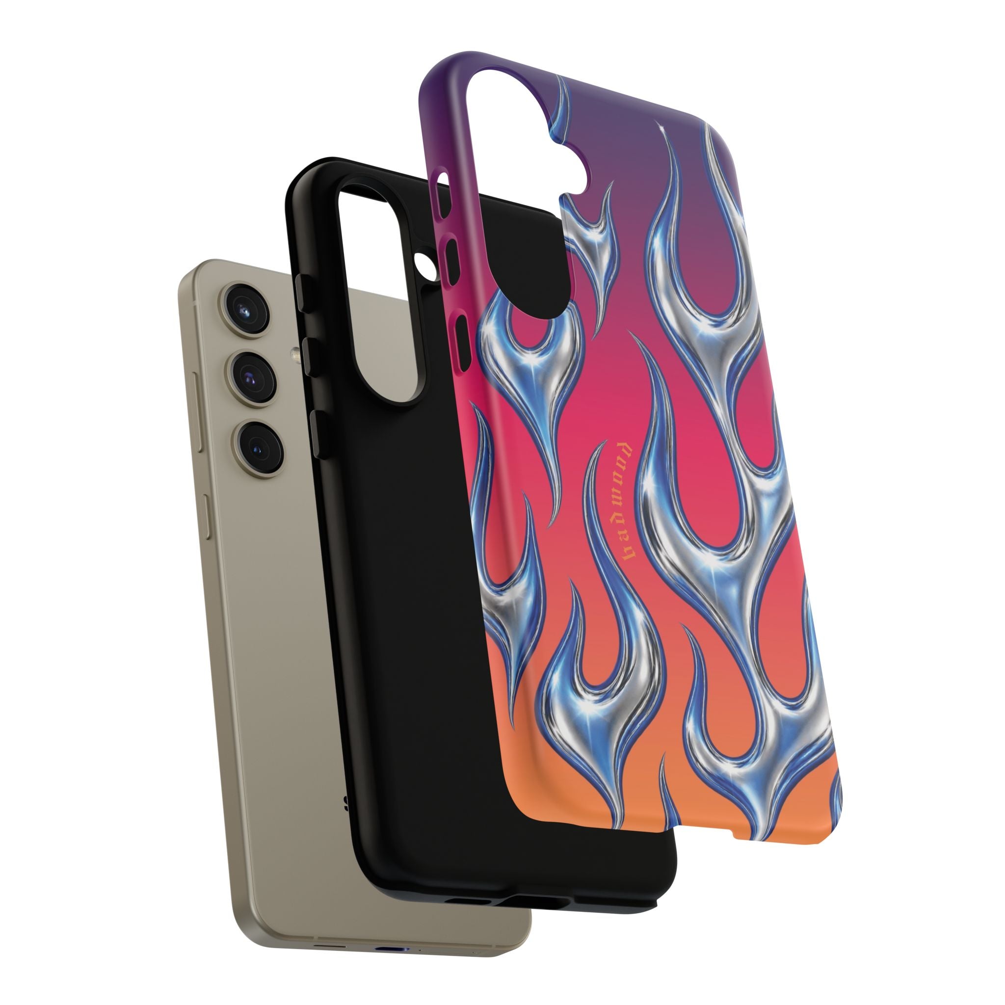 "CHROME FLAME" - Tough Case