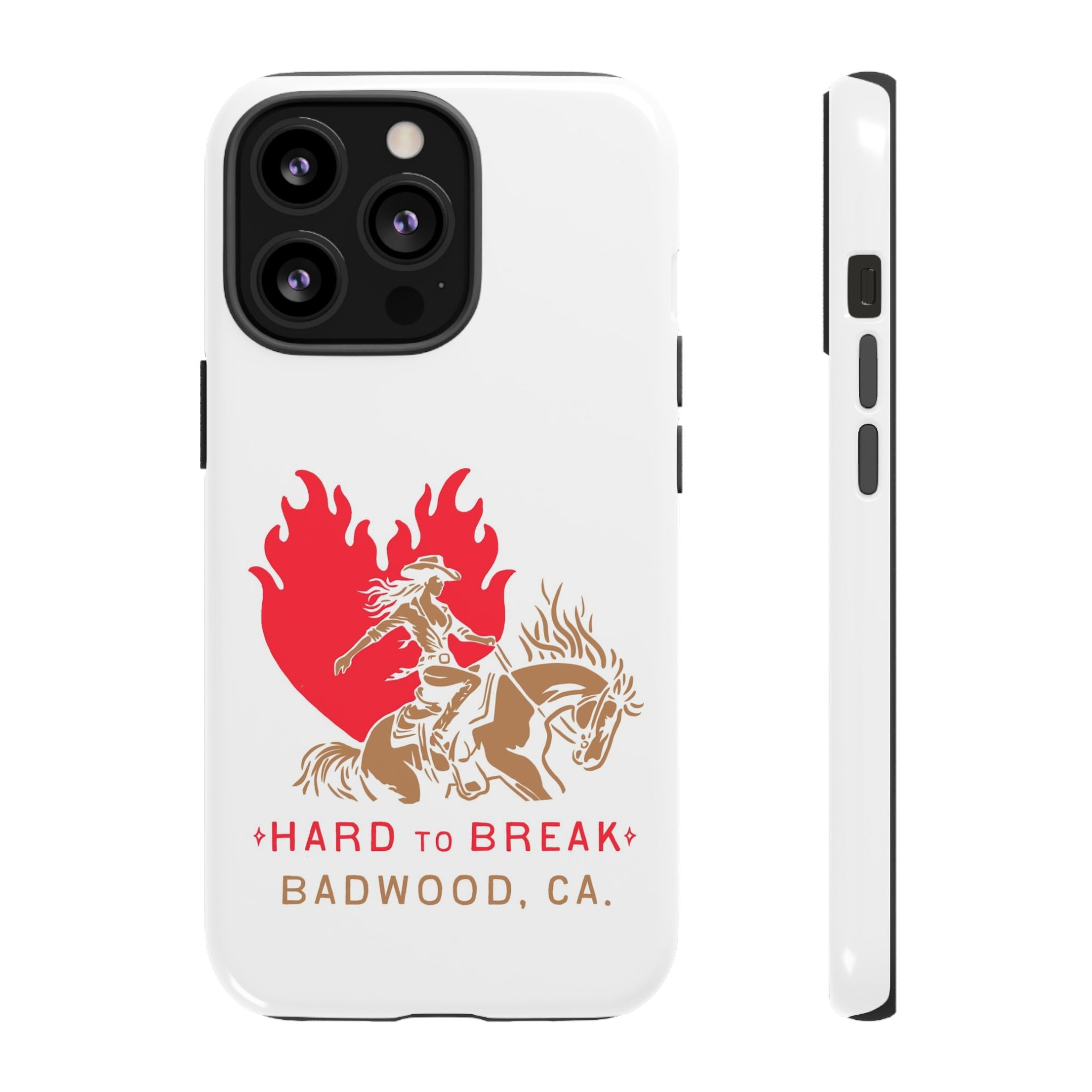 "HARD TO BREAK" Tough Case in WHITE