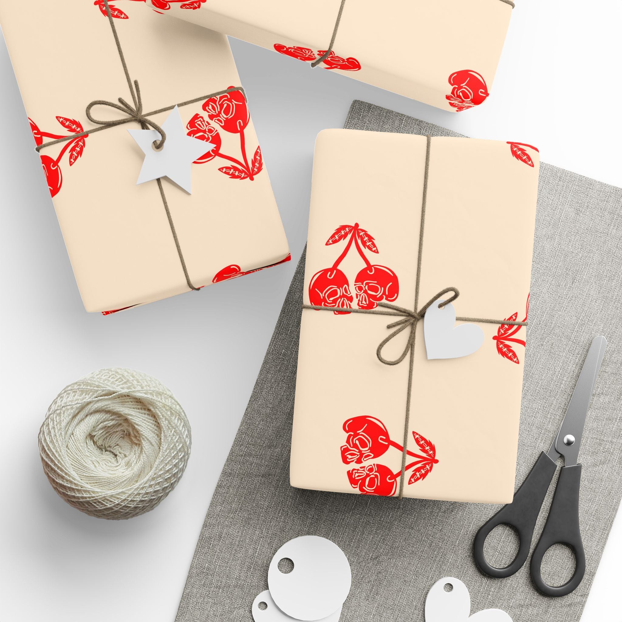 "CHERRIES N CREAM" - Wrapping Paper