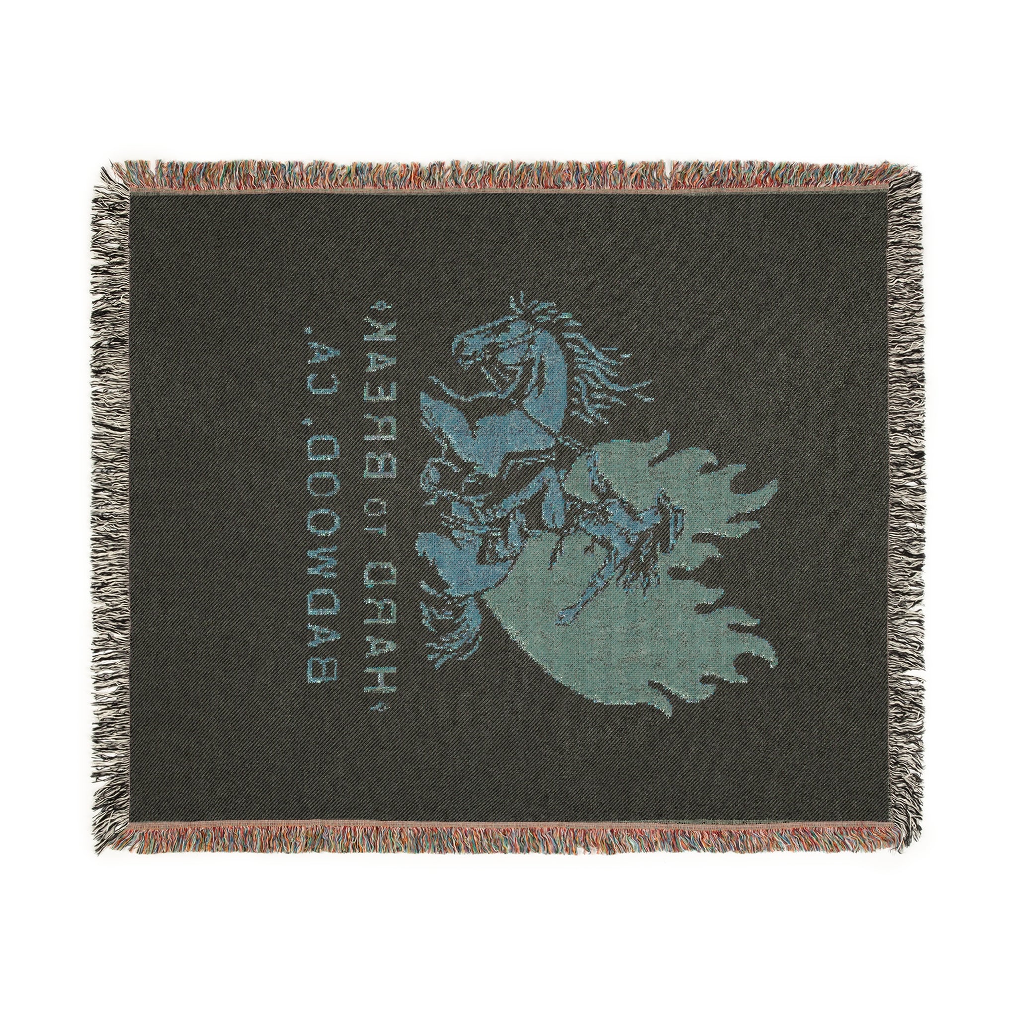 "HARD TO BREAK" Woven Blanket