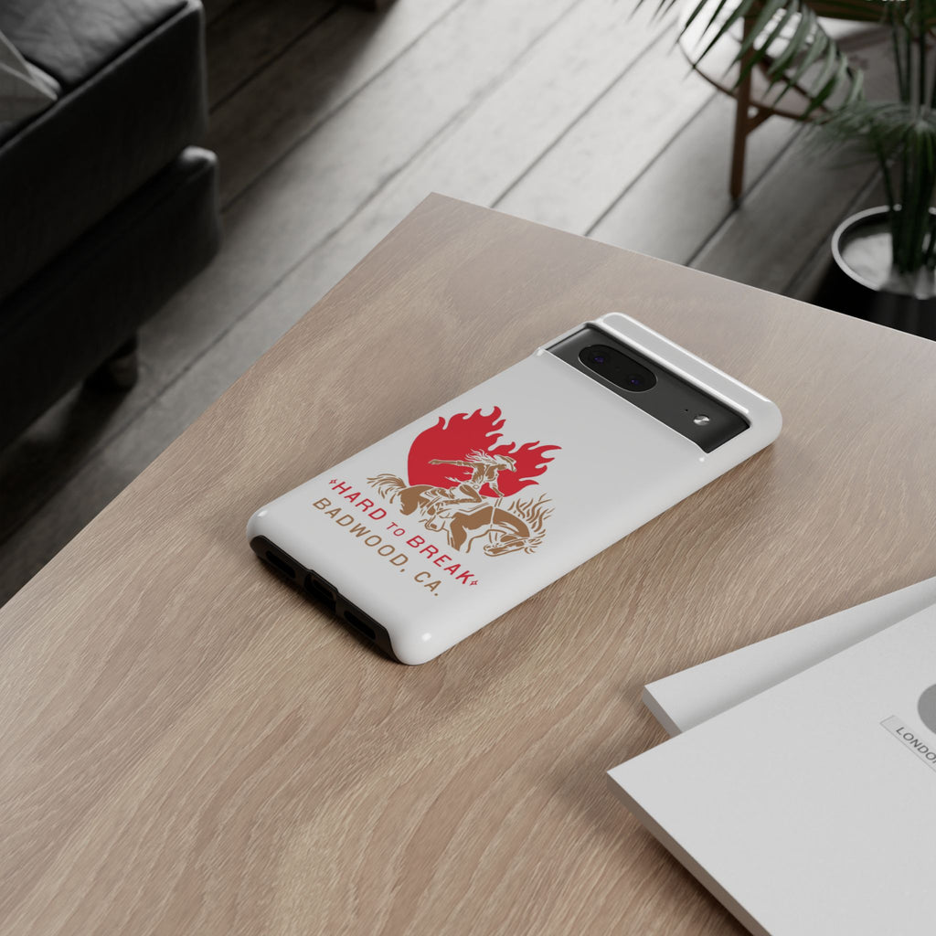 "HARD TO BREAK" Tough Case in WHITE