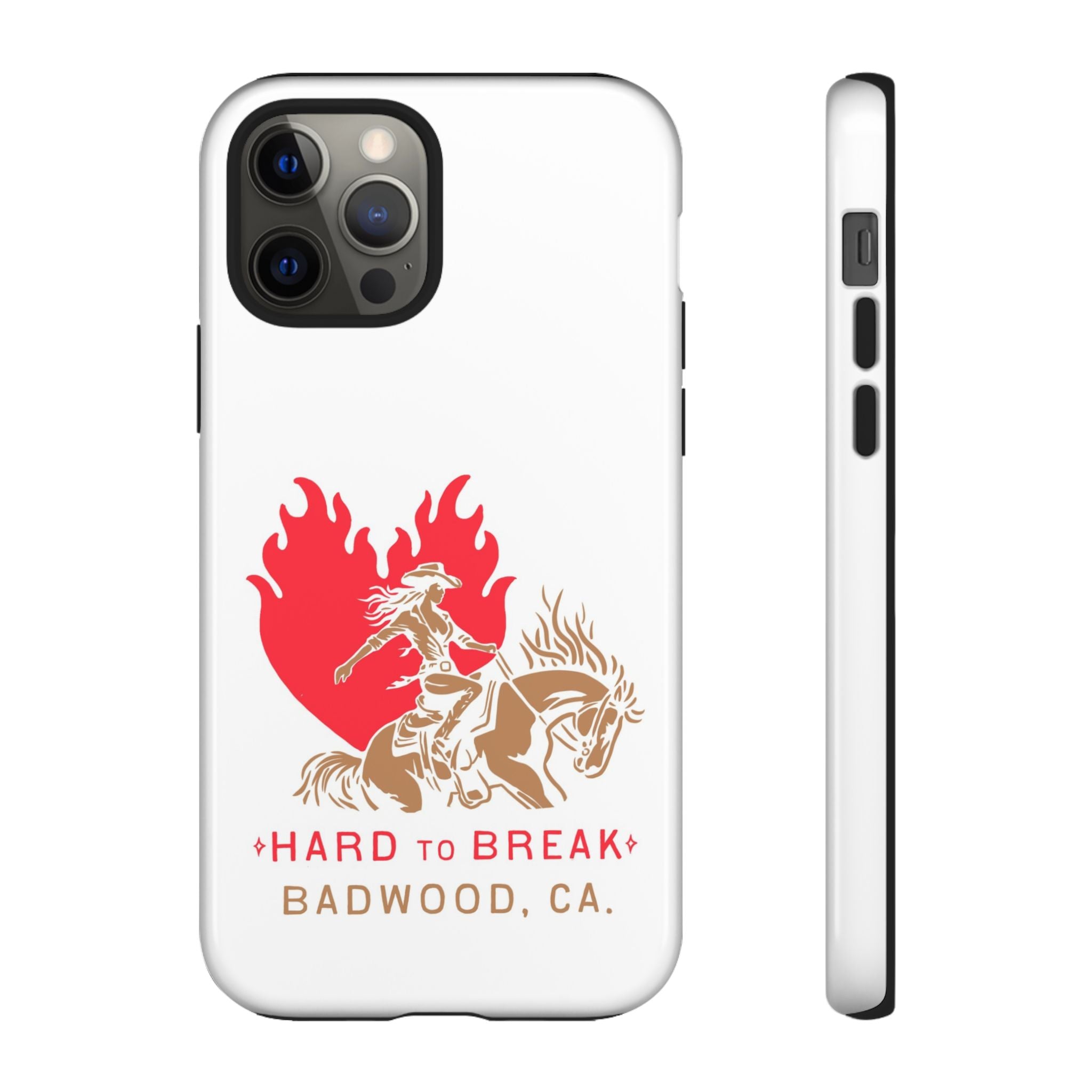 "HARD TO BREAK" Tough Case in WHITE