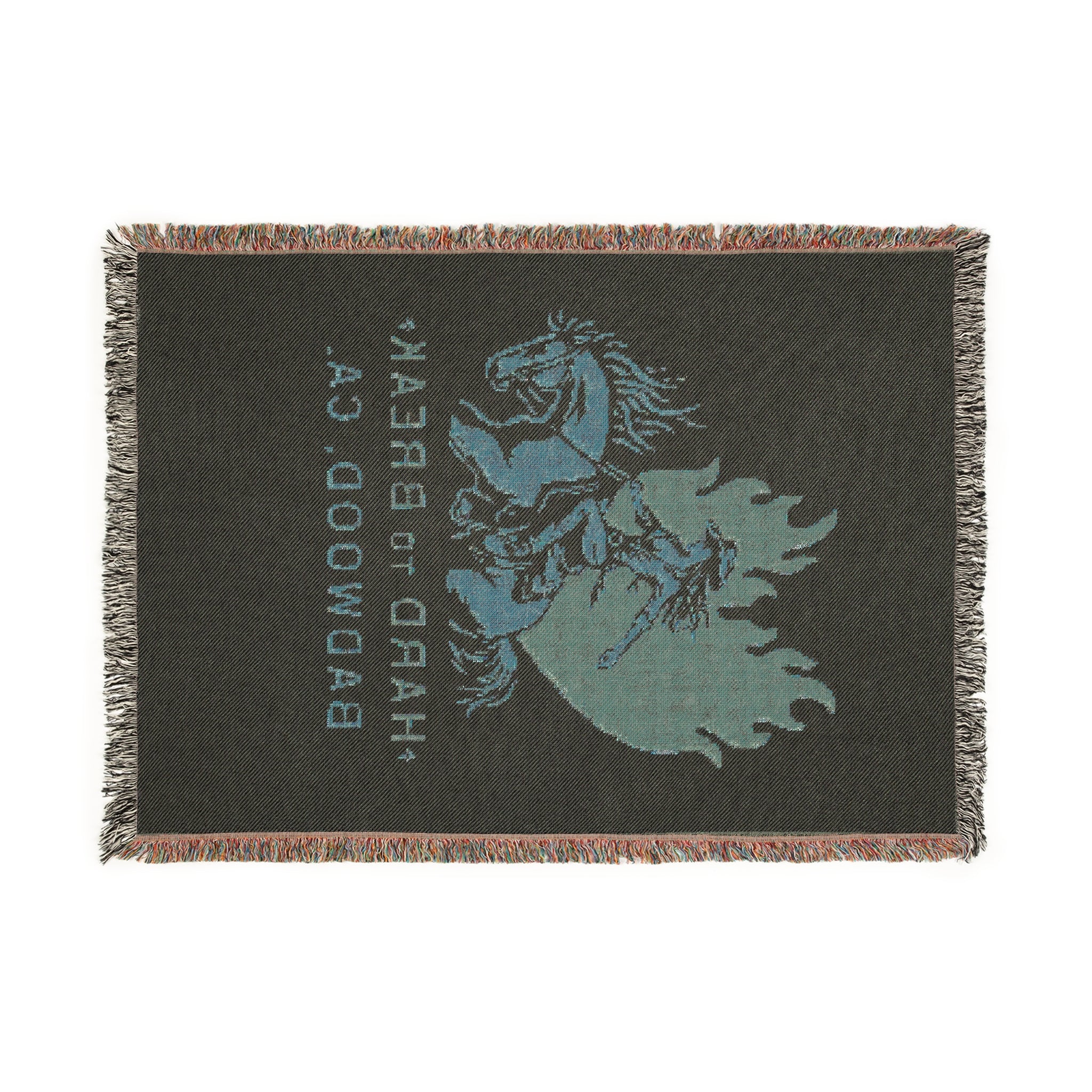 "HARD TO BREAK" Woven Blanket