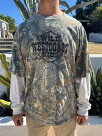 "WILD WEST COAST KIDS" Layered Long Sleeve in REAL TREE