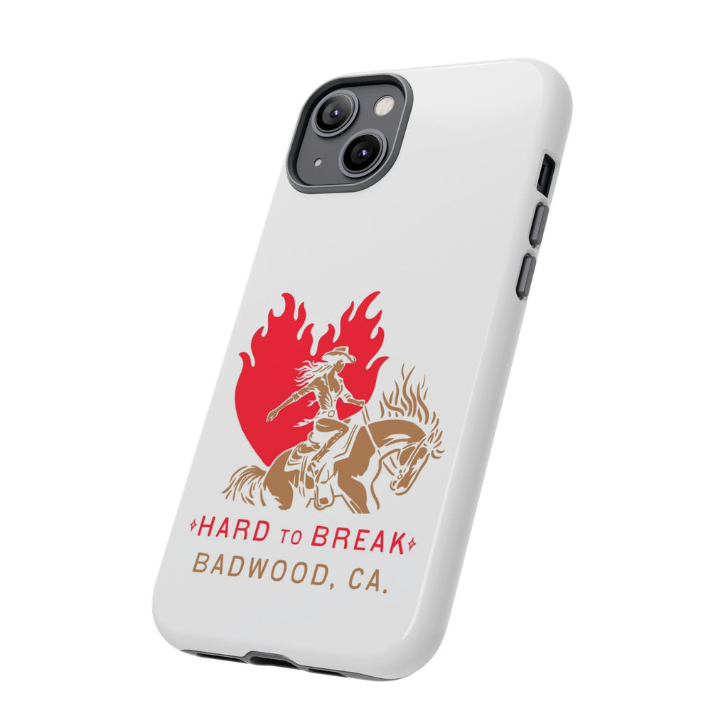 "HARD TO BREAK" Tough Case in WHITE