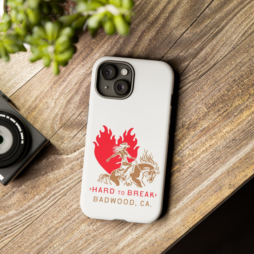 "HARD TO BREAK" Tough Case in WHITE