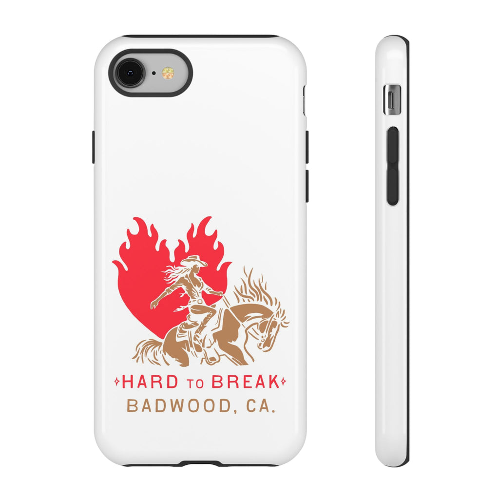 "HARD TO BREAK" Tough Case in WHITE