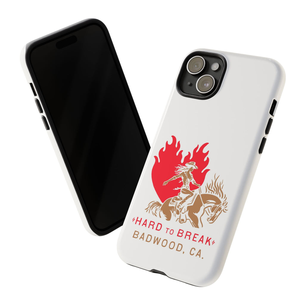 "HARD TO BREAK" Tough Case in WHITE