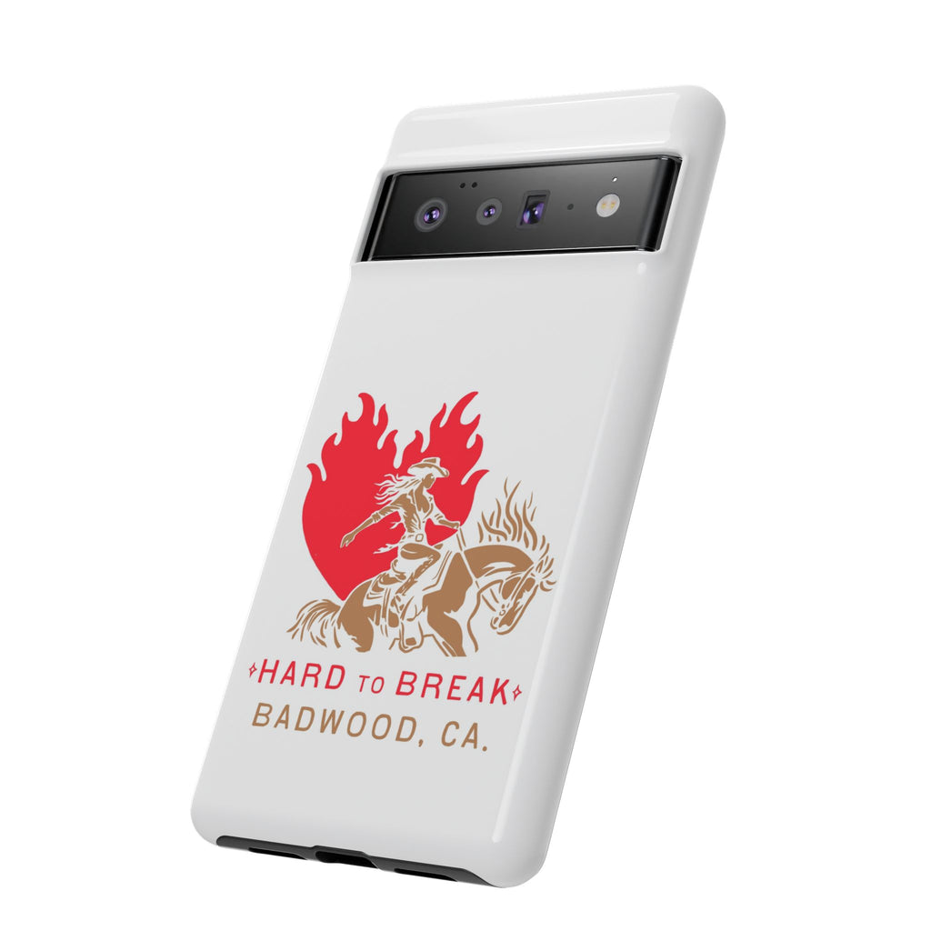 "HARD TO BREAK" Tough Case in WHITE