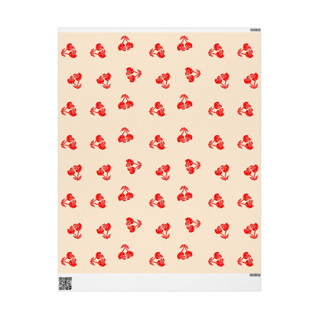 "CHERRIES N CREAM" - Wrapping Paper