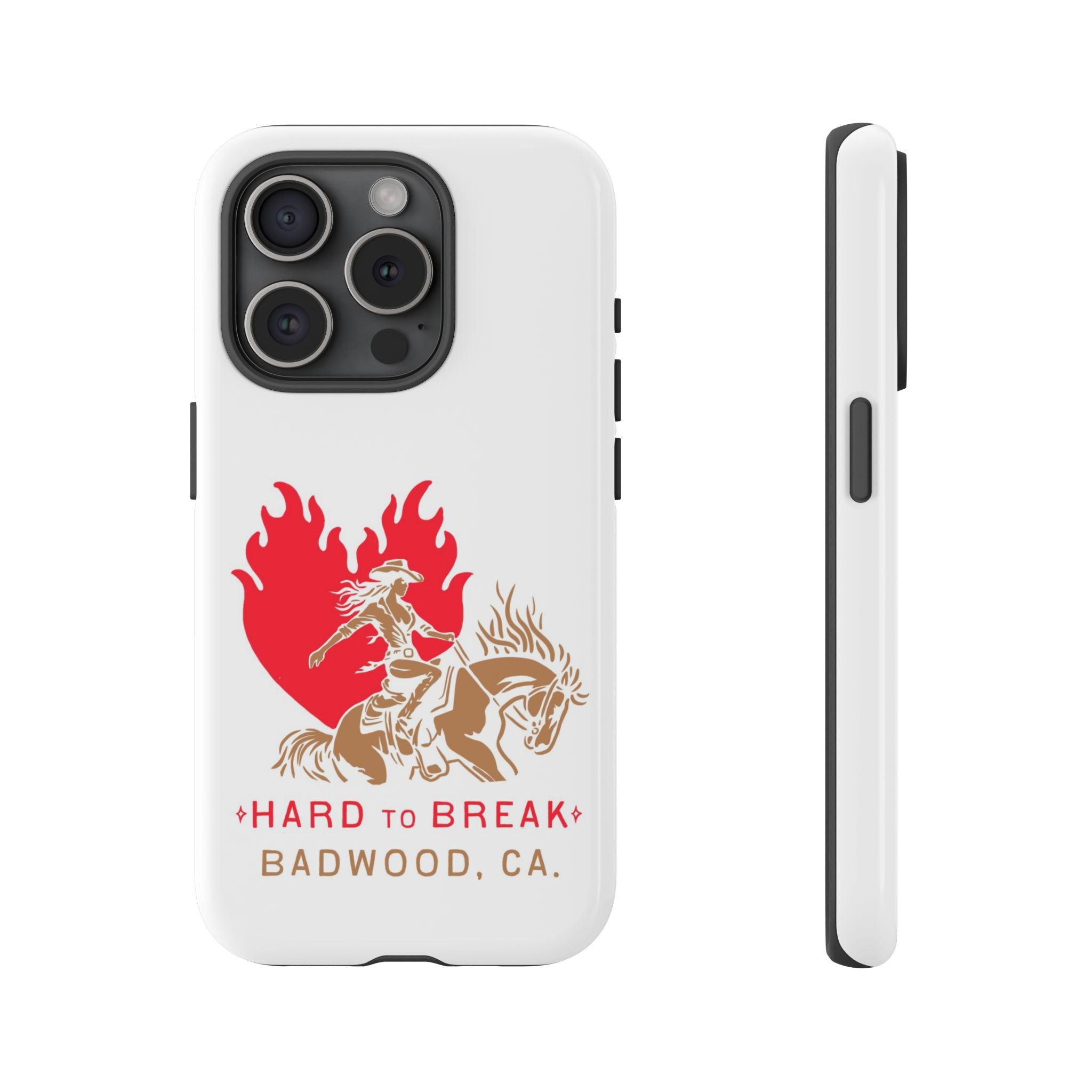 "HARD TO BREAK" Tough Case in WHITE
