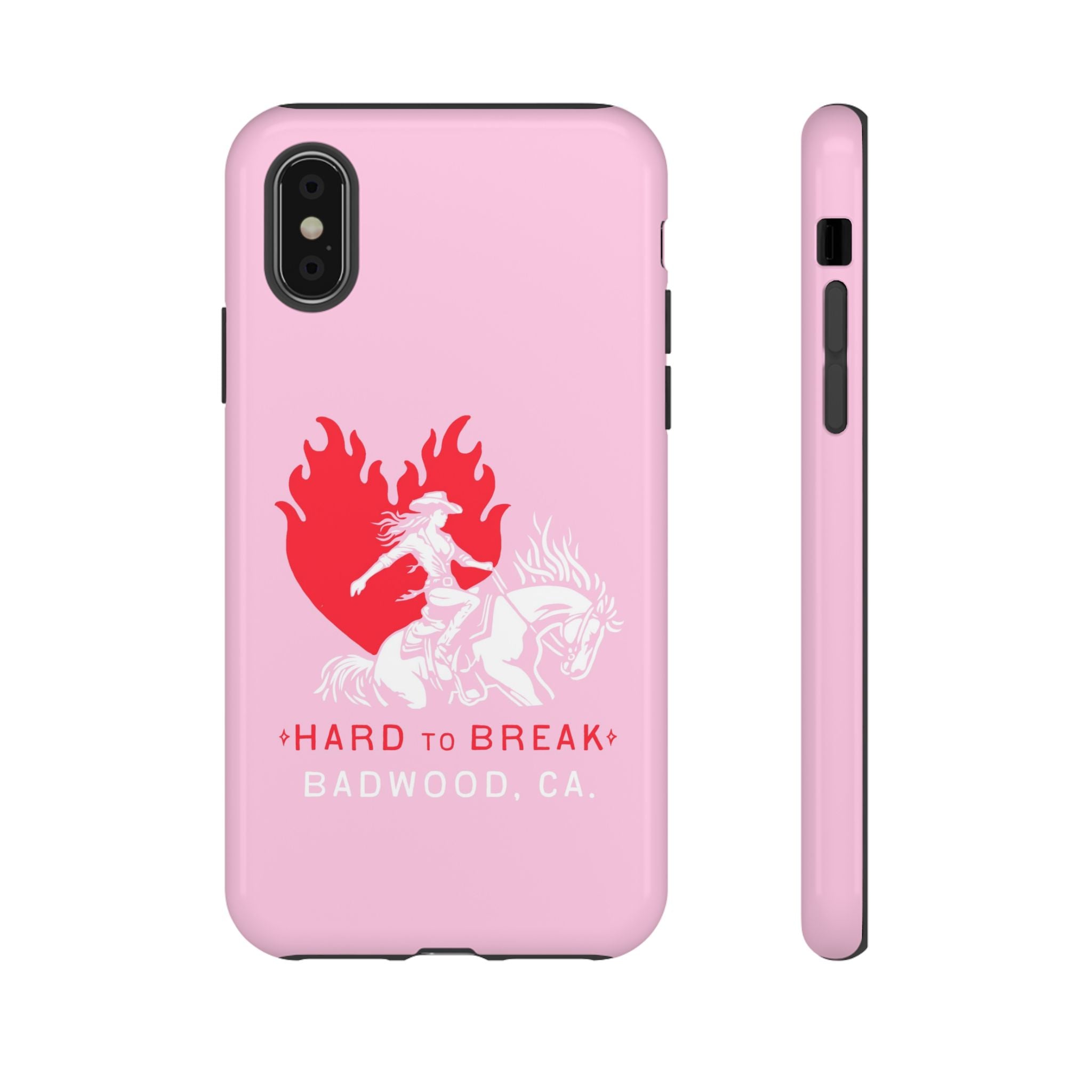 "HARD TO BREAK" Tough Case in PINK