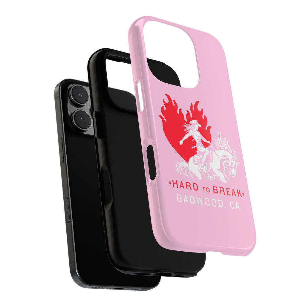"HARD TO BREAK" Tough Case in PINK