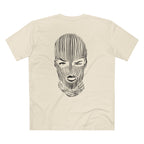 Badwood Graphic Tee — Ribbed Balaclava Back Print Cotton T-Shirt