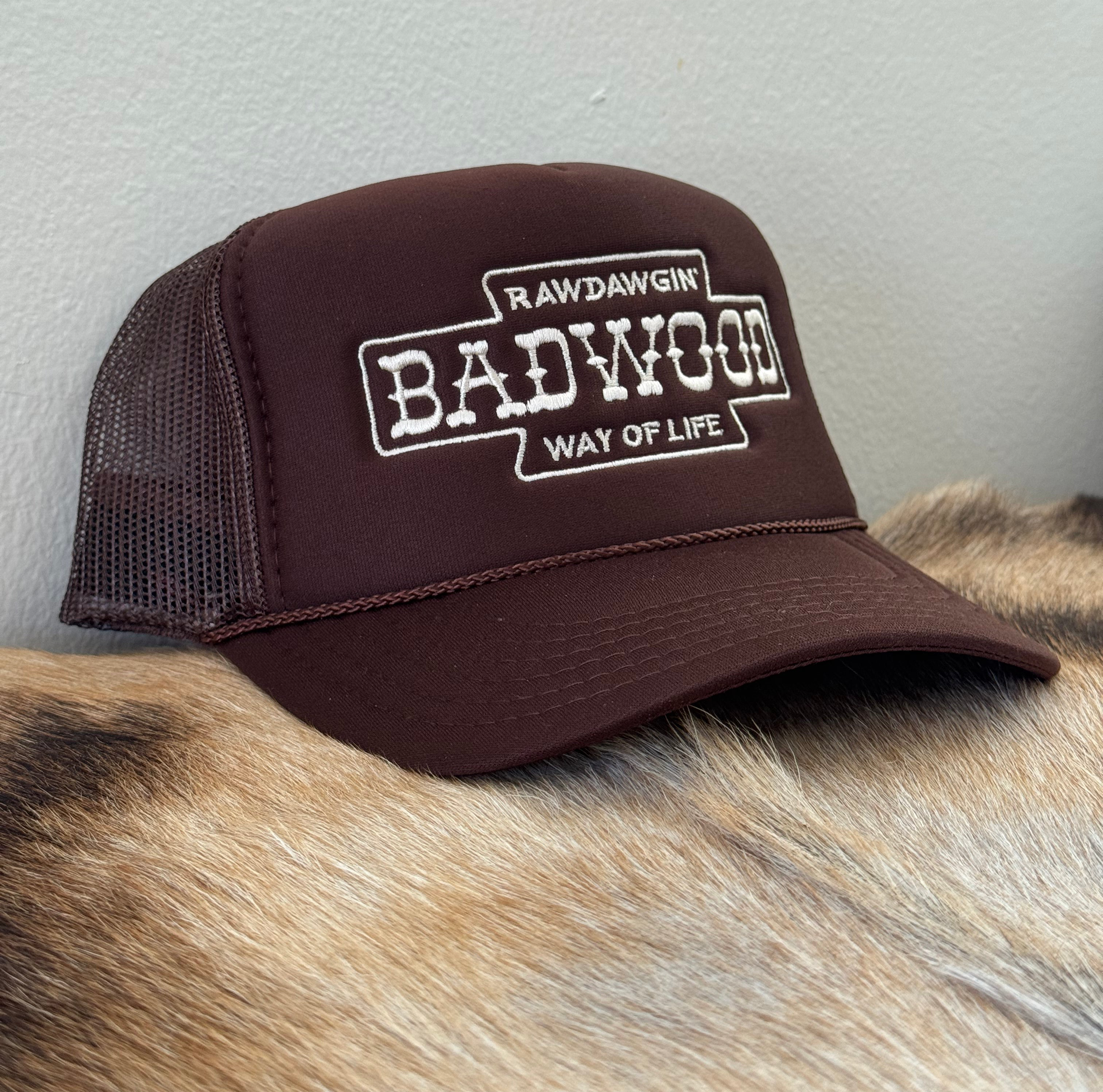 "RAWDAWGIN" Foam Trucker in BROWN
