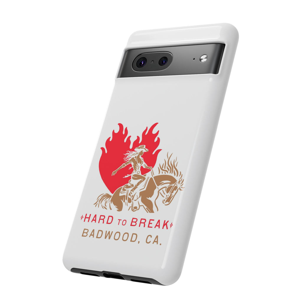 "HARD TO BREAK" Tough Case in WHITE