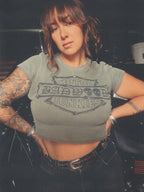"MOTOR JUNKIES" BABY TEE