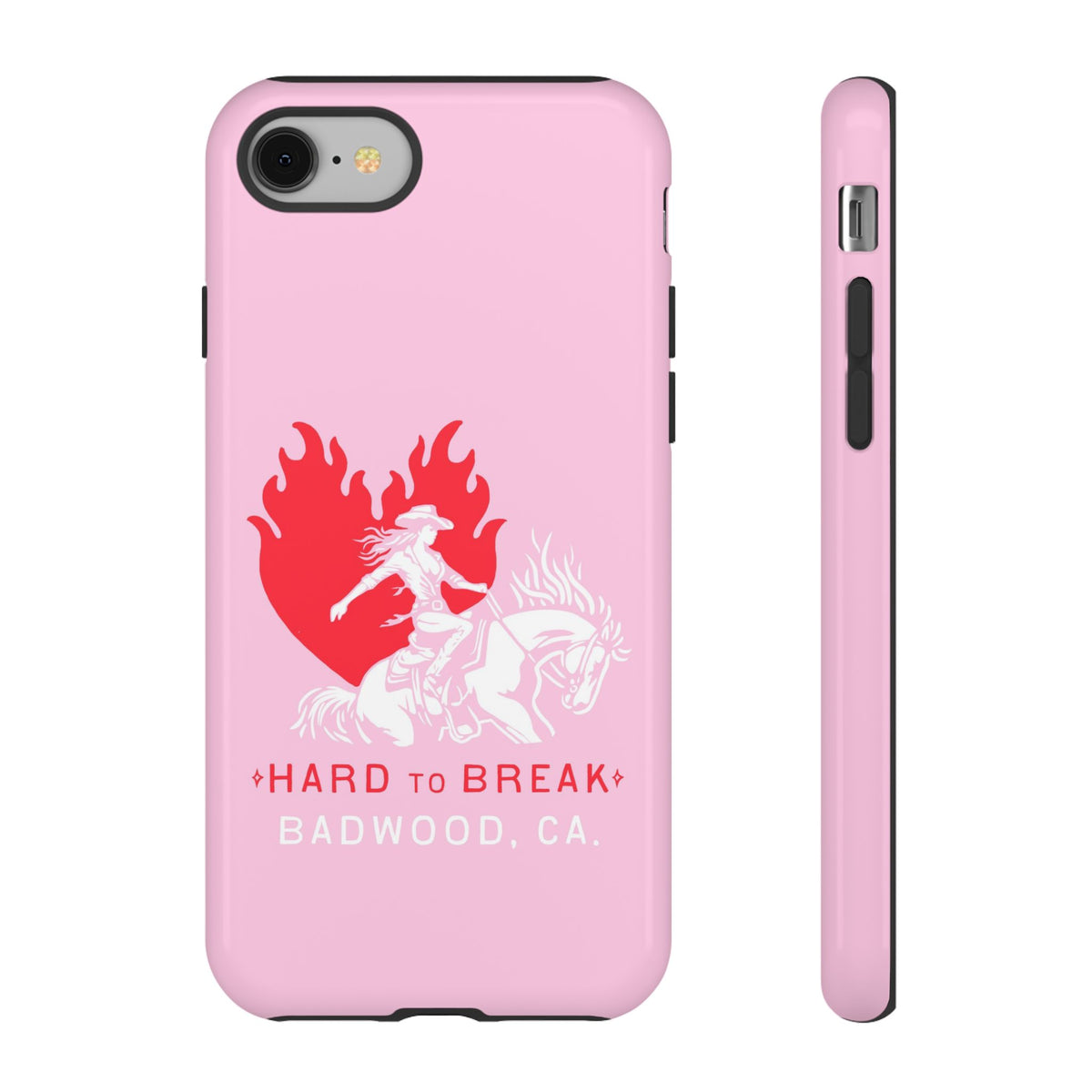 "HARD TO BREAK" Tough Case in PINK