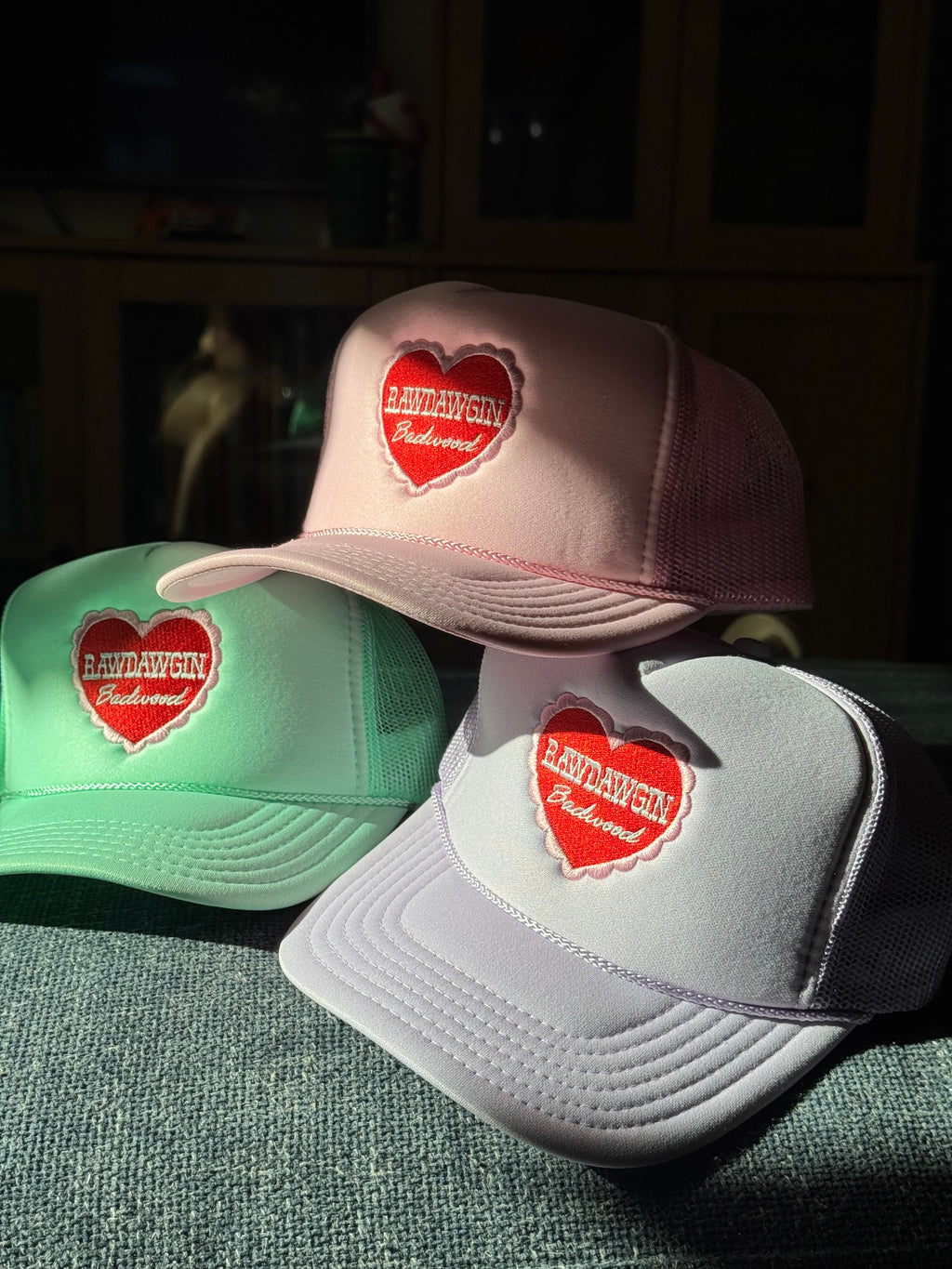 "SWEETHEART" Trucker Hat in MINT