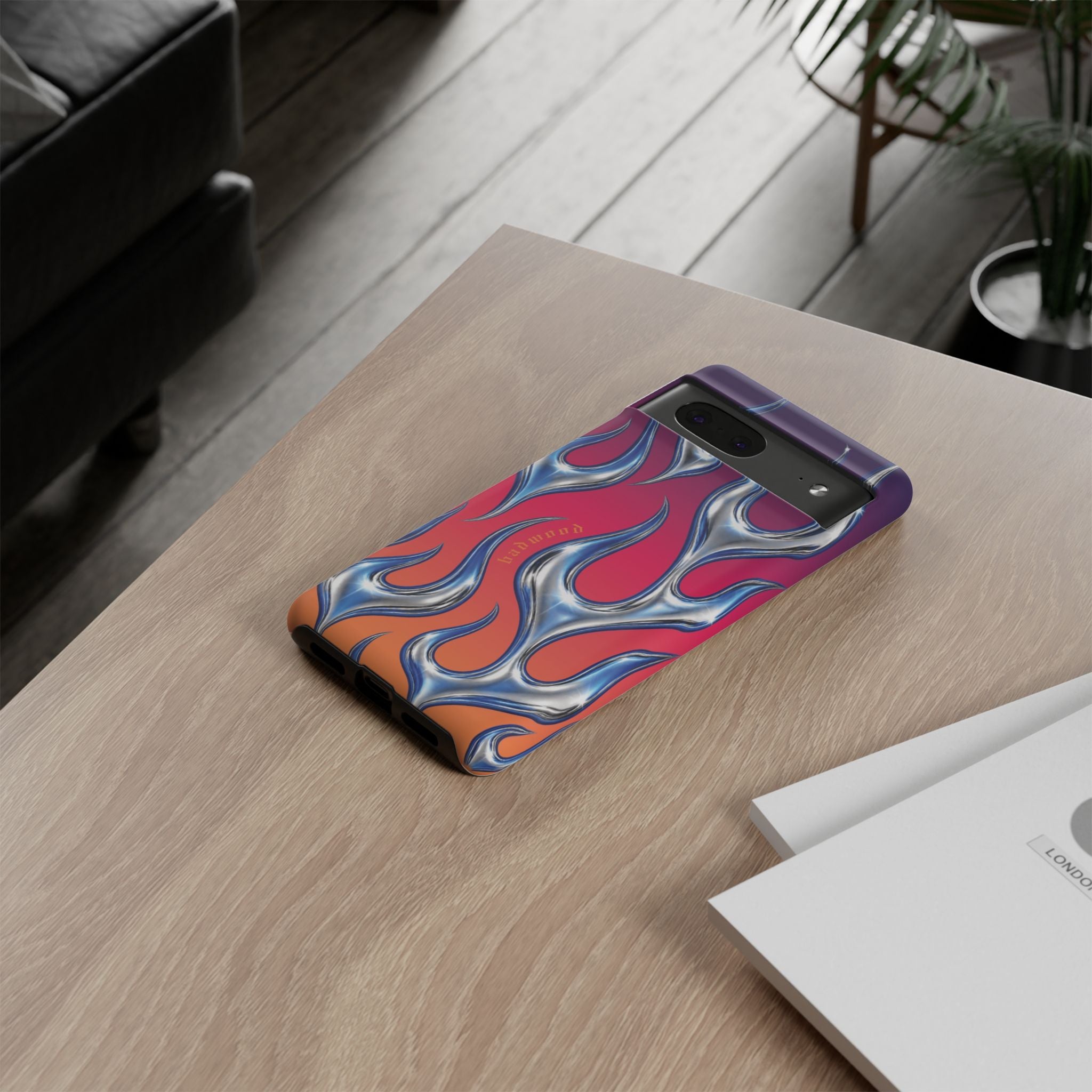 "CHROME FLAME" - Tough Case