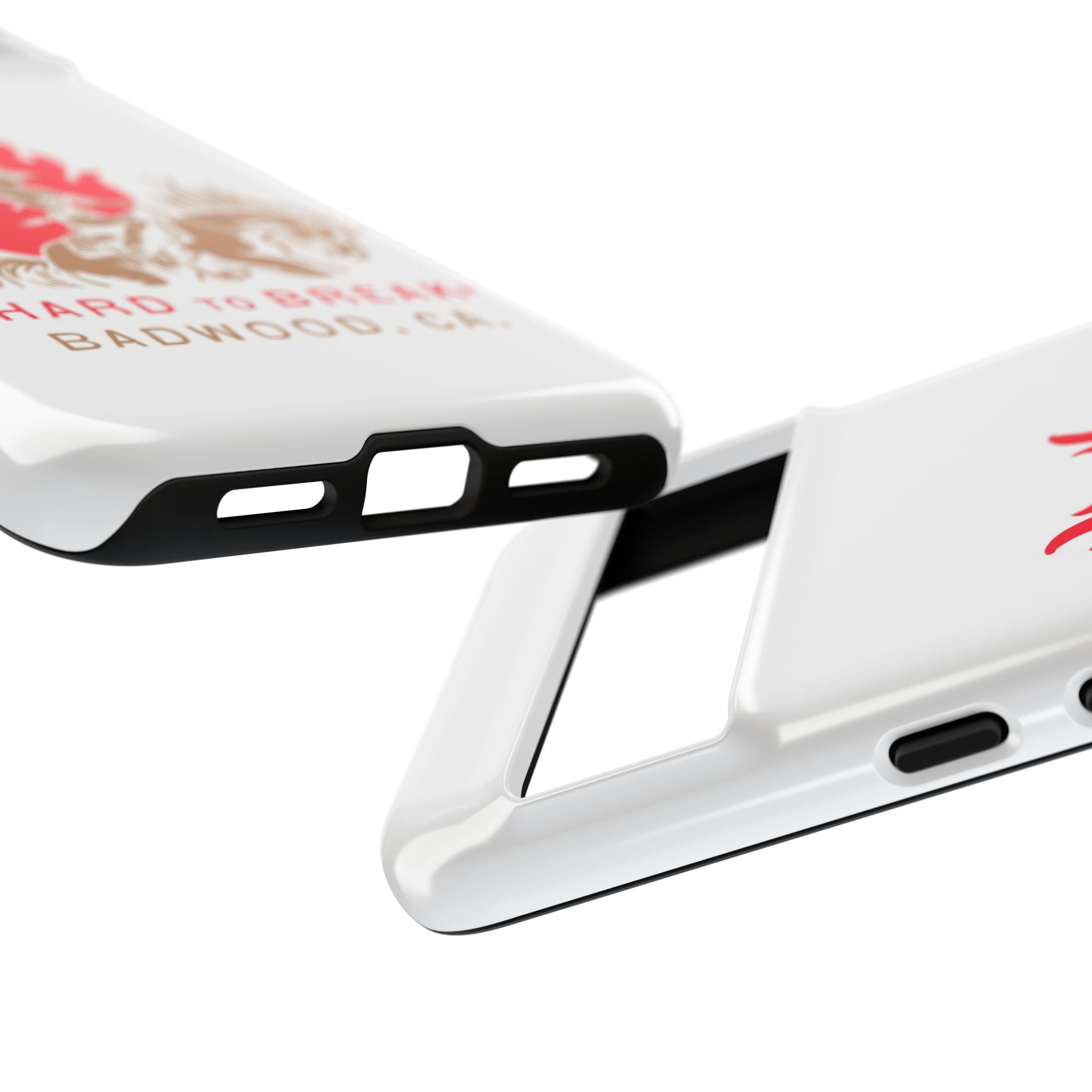 "HARD TO BREAK" Tough Case in WHITE