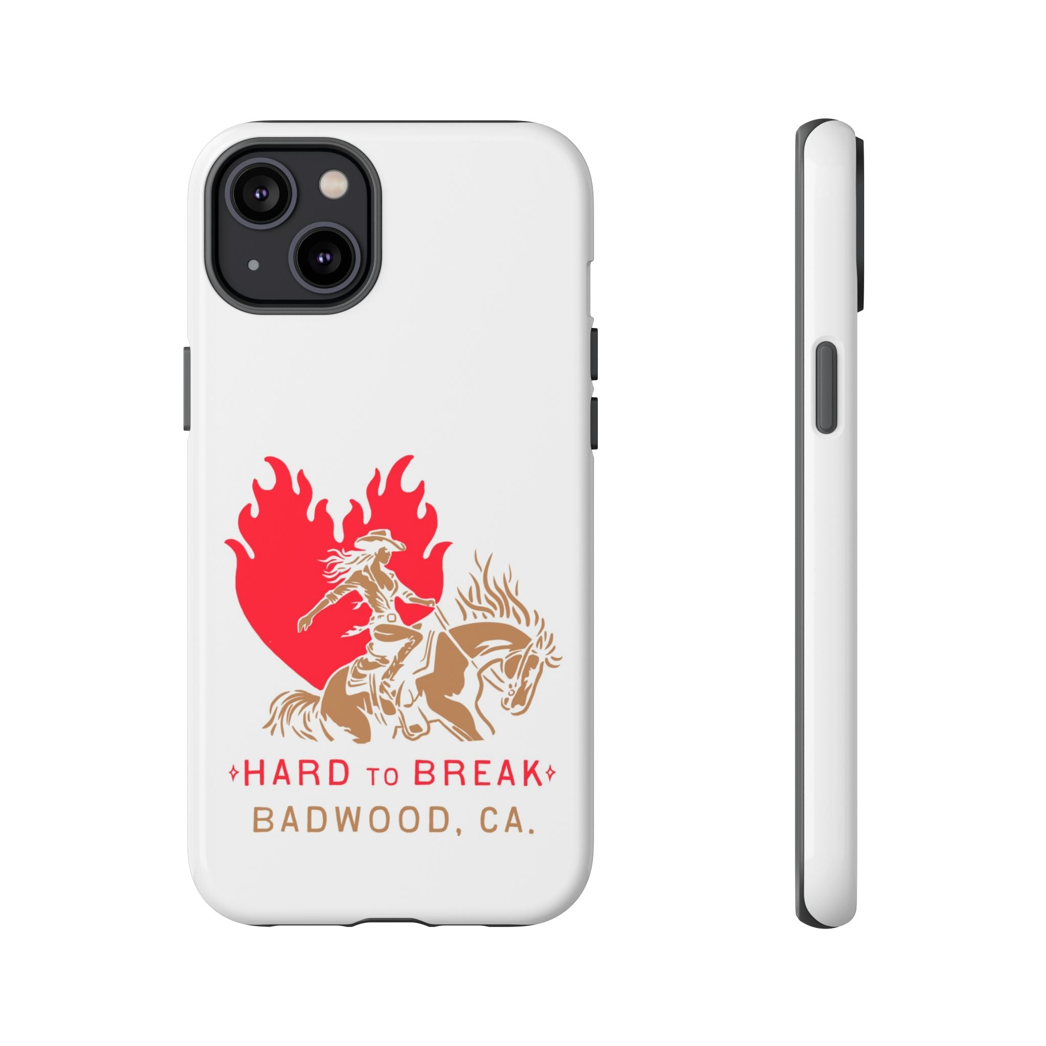 "HARD TO BREAK" Tough Case in WHITE