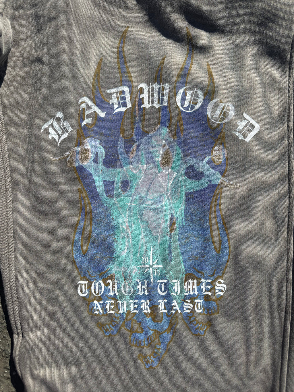 "TOUGH TIMES" Sweatpants in BURNOUT