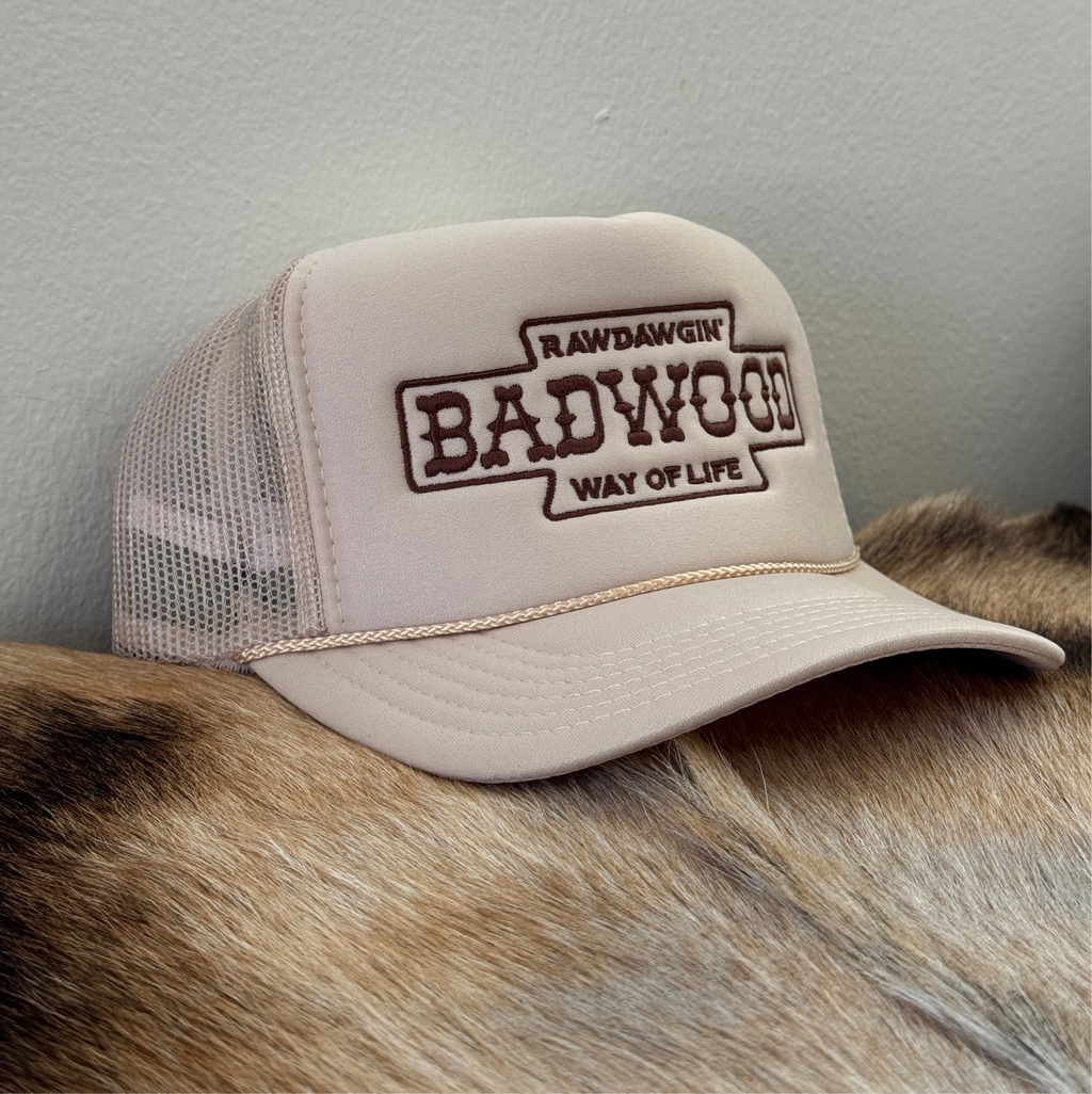 "RAWDAWGIN" Foam Trucker in TAN