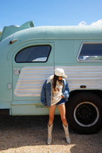 "PAISLEY" UNISEX TEE in BONE