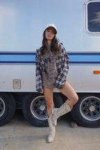 "PAISLEY" UNISEX TEE in MUDDY