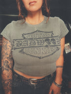 "MOTOR JUNKIES" BABY TEE