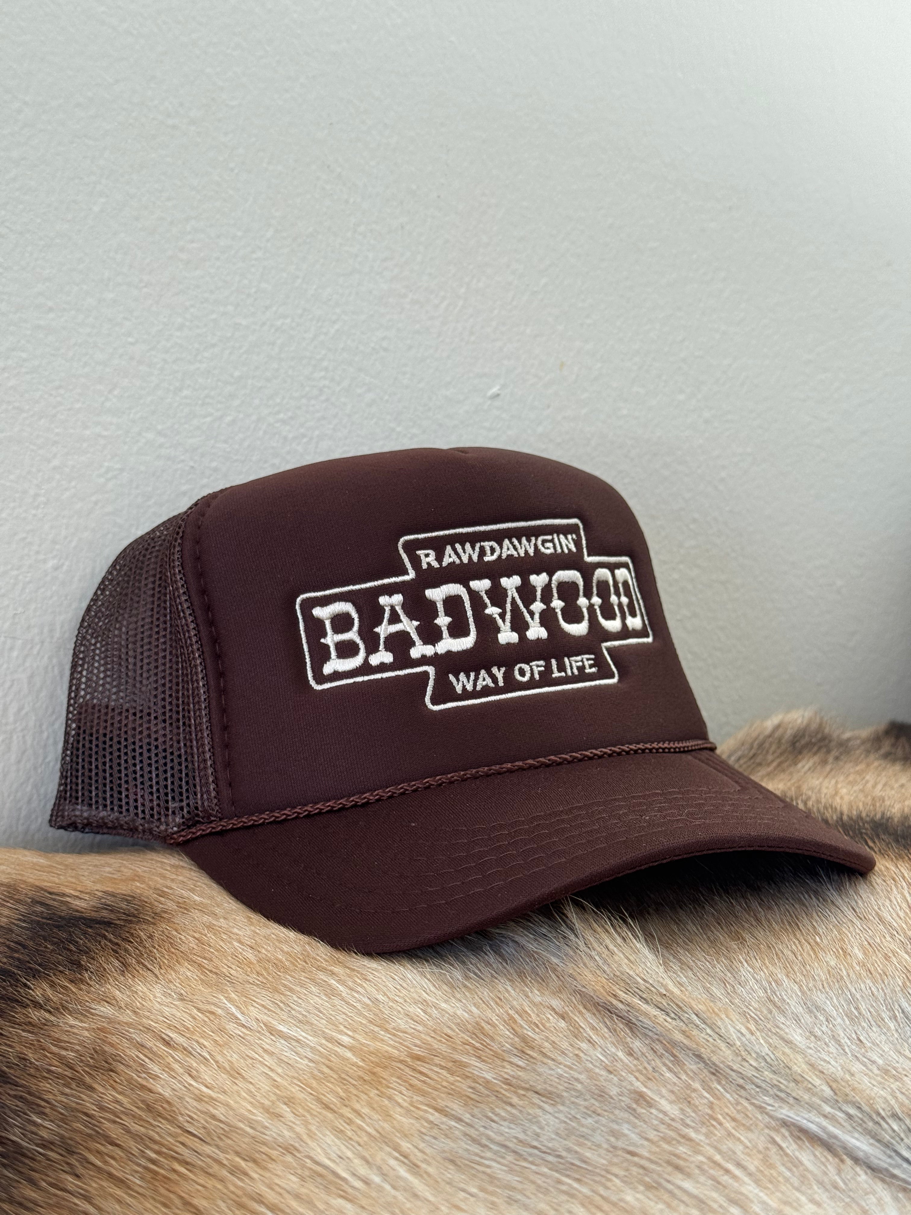 "RAWDAWGIN" Foam Trucker in BROWN
