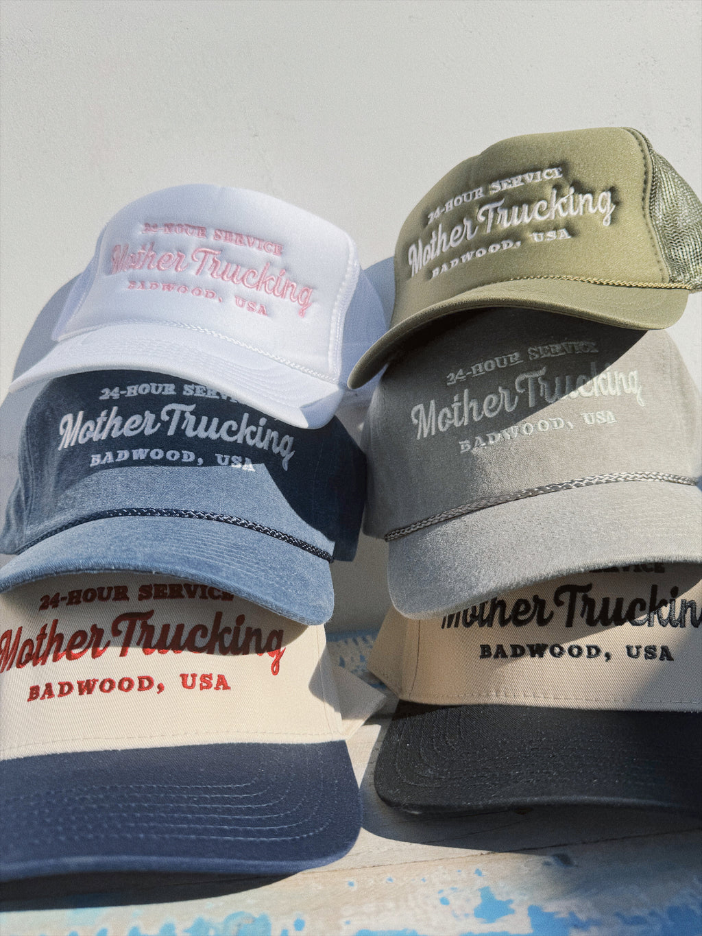 "MOTHERTRUCKING" 2-TONE CAP in AMERICA