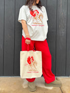 "HARD TO BREAK" TOTE BAG in PINK