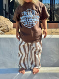 "WILD WEST COAST KIDS" Kids' Tee in BROWN