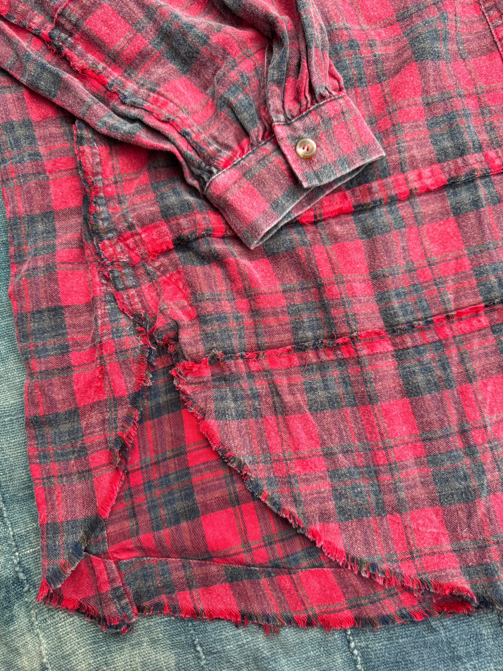 "PAISLEY" EMBROIDERED FLANNEL