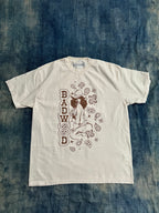 "PAISLEY" UNISEX TEE in BONE