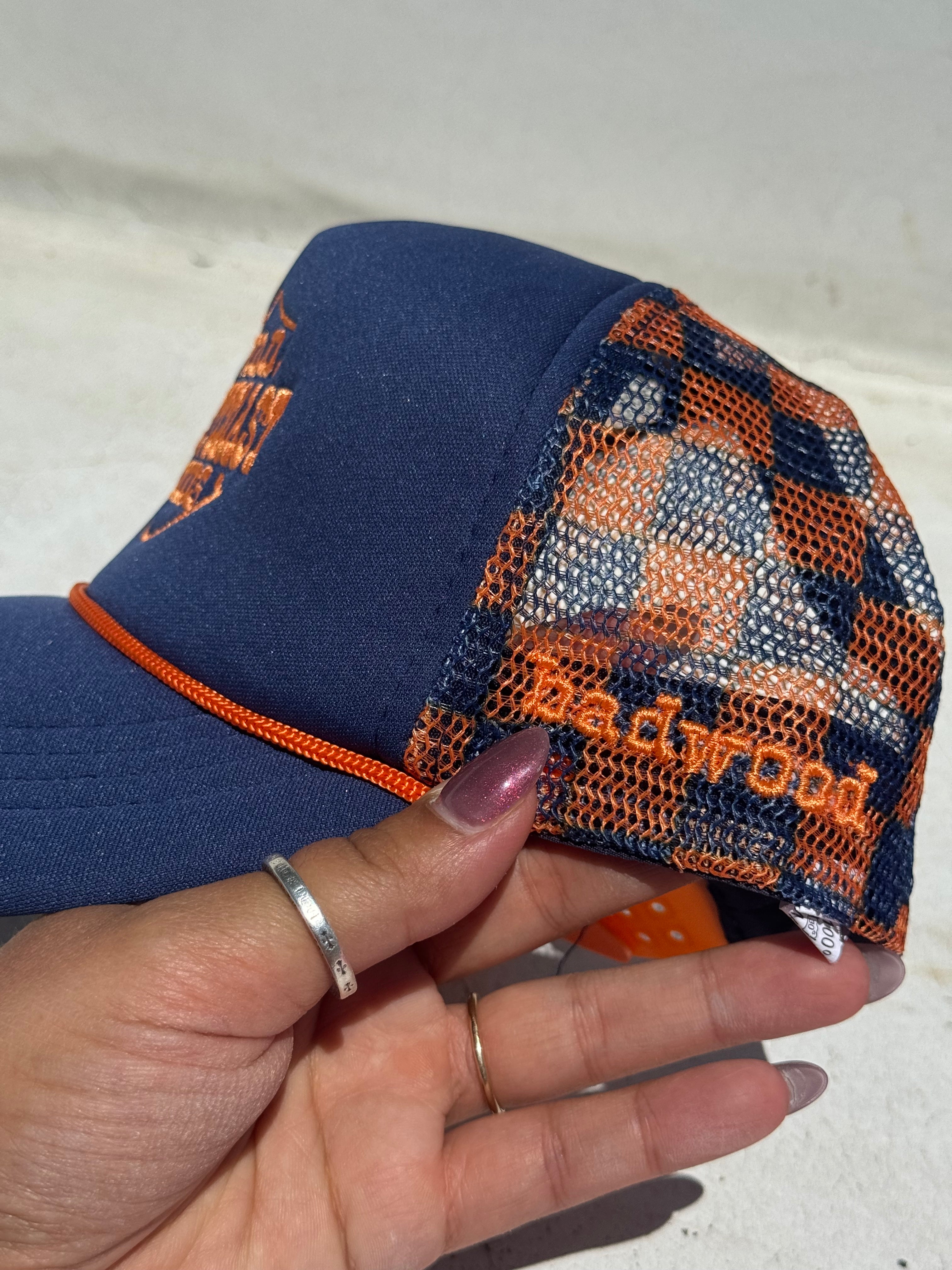 "WILD WEST COAST KIDS" Mid-Profile Trucker in NAVY