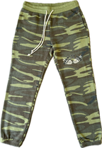 "BORN TO RIDE" Women's Sweatpants in CAMO