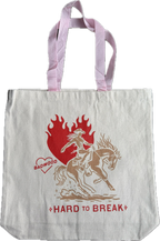 "HARD TO BREAK" TOTE BAG in PINK