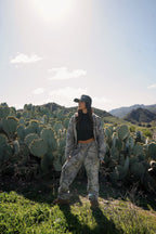 "PAISLEY" UNISEX SWEATPANTS in REAL TREE