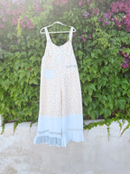 "MOTHERTRUCKING" FLORAL OVERALLS