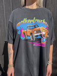 "MOTHERTRUCKER" Heavyweight Tee in BLACK